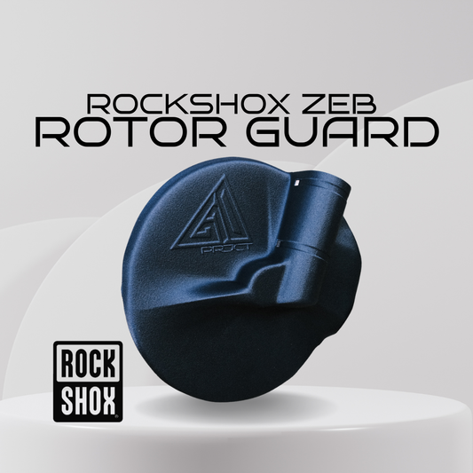 G10 PRJCT RockShox zeb mtb brake rotor guard display G10 PRJCT
